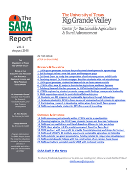The SARA Report, Volume 2