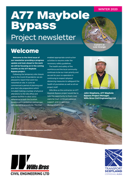 Transport Scotland A77 Maybole Bypass Newsletter Autumn 2019