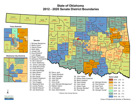 2020 Senate District Boundaries