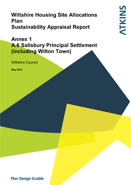 Wiltshire Housing Site Allocations Plan Sustainability Appraisal Report