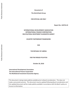 Document of the World Bank Group