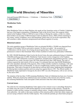 World Directory of Minorities