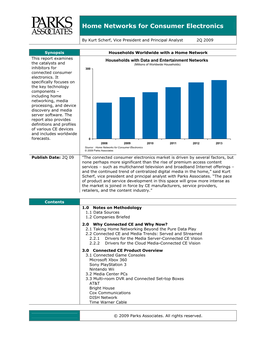 Home Networks for Consumer Electronics