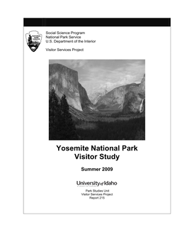 Yosemite National Park Visitor Study