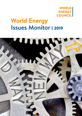 1. World Energy Issues Monitor 2019