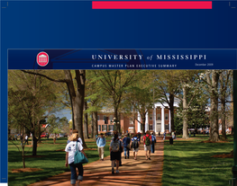 UNIVERSITY of MISSISSIPPI Campus Master Plan Executive Summary December 2009 Eldrige & Associates, P.A