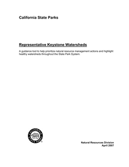 Representative Keystone Watersheds