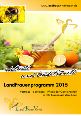 Landfrauenprogramm 2015