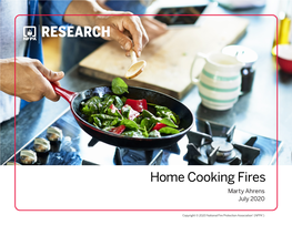 Home Cooking Fires Report