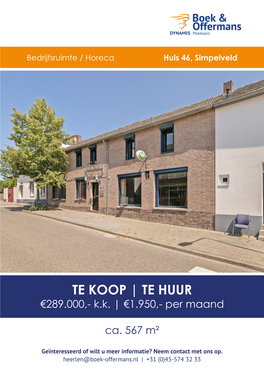 Huls 46 in Simpelveld Voor € 289.000