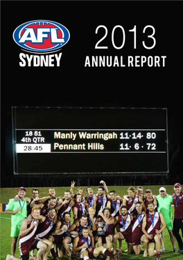 AFL Sydney 2013 Annual Report.Pdf