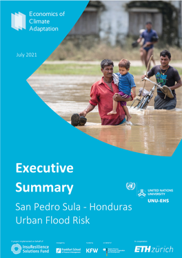 Executive Summary San Pedro Sula - Honduras Urban Flood Risk