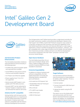 Intel® Galileo Gen 2 Development Board