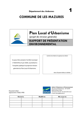 Plan Local D'urbanisme