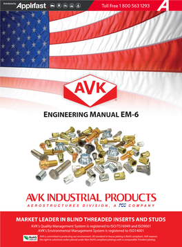 AVK Threaded Insert Catalogue