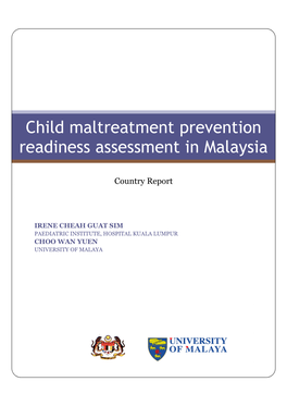 Child Maltreatment Prevention Readiness Assessment in Malaysia