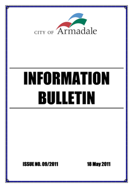 Issue No. 09/2011 Bulletin