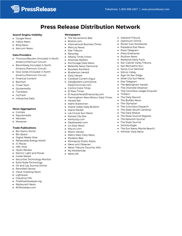 Press Release Distribution Network