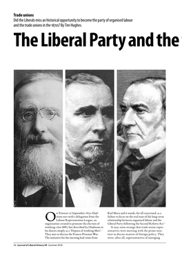 The Liberal Party and the Trade Unions in the 1870S
