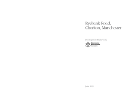 Ryebank Road Development Framework Final