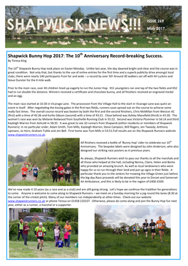 SHAPWICK NEWS!!! May 2017