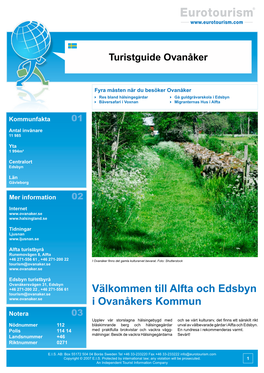 Turistguide Ovanåker