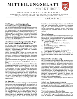 Mitteilungsblatt 3/2016