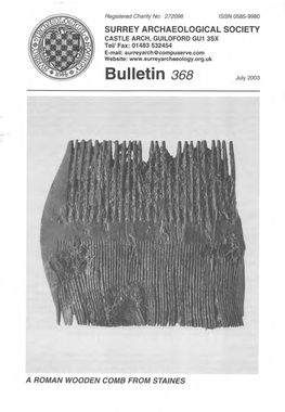 Bulletin 368 July 2003