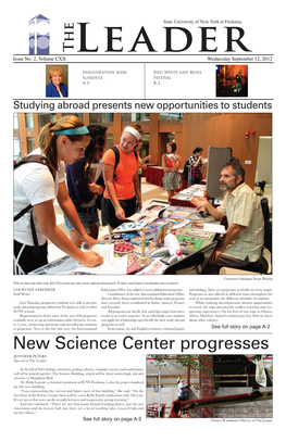 New Science Center Progresses JENNIFER PETERS Special to the Leader