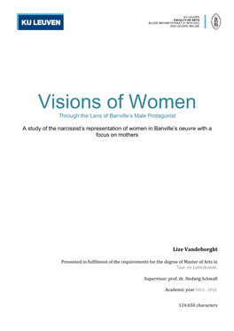 Visions of Women 7KURXJKWKH/HQVRI%DQYLOOH¶V0DOH3URWDJRQLVW