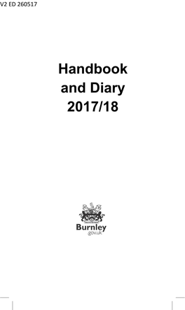 Handbook and Diary 2017/18