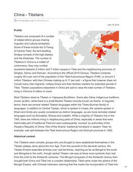 China - Tibetans