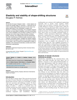 Sciencedirect.Com Current Opinion in Sciencedirect Colloid & Interface Science