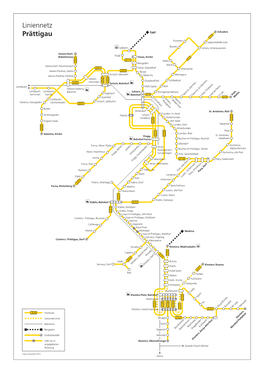 Liniennetzplan Prättigau