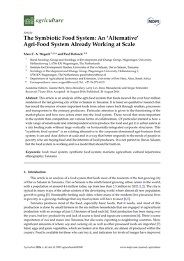 'Alternative' Agri-Food System Already Working at Scale