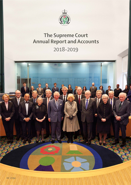 The Supreme Court Annual Report and Accounts 2018–2019