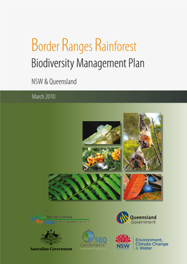 Border Ranges Rainforest Biodiversity Management Plan NSW & Queensland