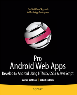 Pro Android Web Apps Group and Ask Questions There (