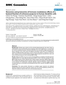 BMC Genomics Biomed Central