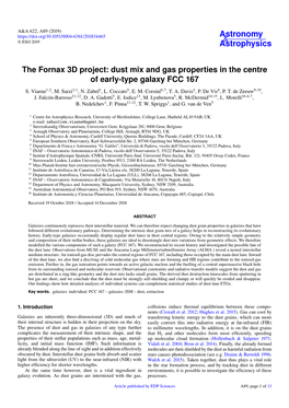 Dust Mix and Gas Properties in the Centre of Early-Type Galaxy FCC 167 S