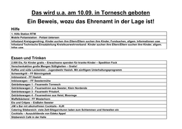 Das Wird U.A. Am 10.09. in Tornesch Geboten Ein Beweis, Wozu Das Ehrenamt in Der Lage Ist! Hilfe 1