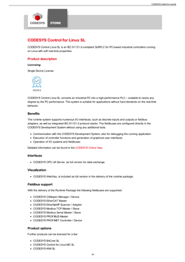 CODESYS Control for Linux SL