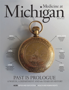 Past Is Prologue a Watch, a Department and 160 Years of History