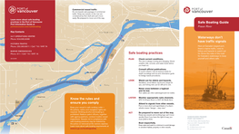 Fraser River Safe Boating Guide