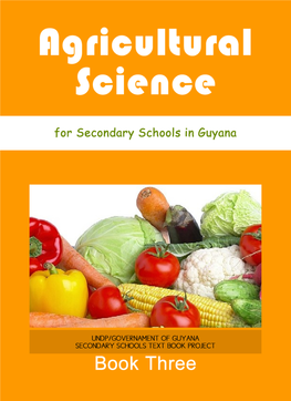 Agriculture Science for Secondary Schools Book 3