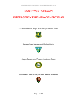 Fire Management Plan Template