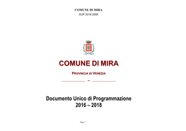 Comune Di Mira Dup 2016-2008