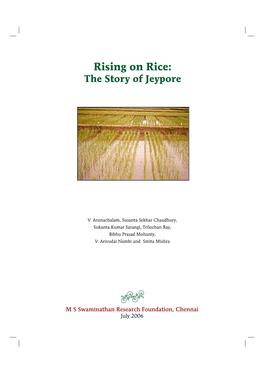 Rising on Rice the Story of Jeypore.Pdf