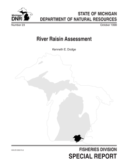 DNR DEPARTMENT of NATURAL RESOURCES Number 23 October 1998