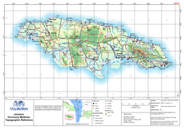 Jamaica: Hurricane Matthew- Topographic Reference